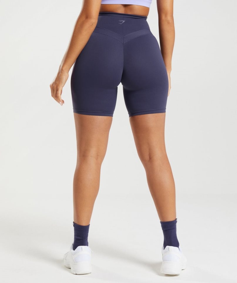 Women's Gymshark Whitney Cycling Shorts Navy | CA 703D6A